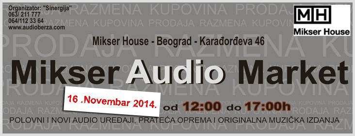 flajer za mikser audio market