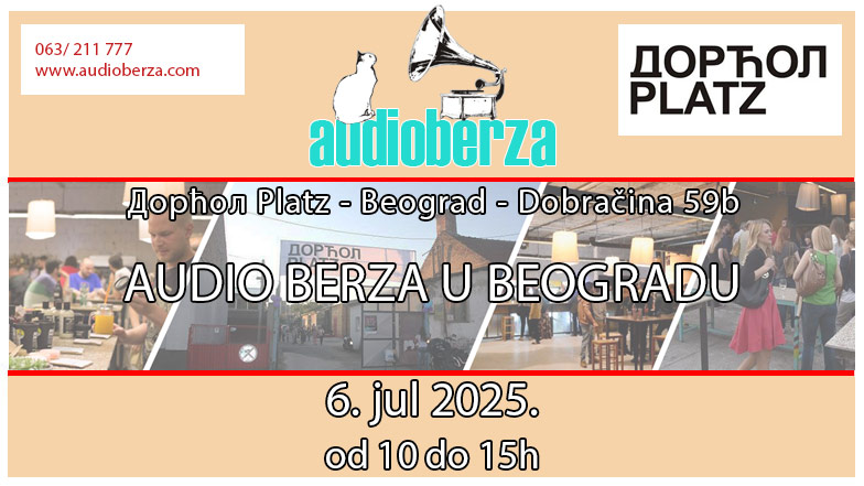 flajer za Audioberzu u Beogradu
